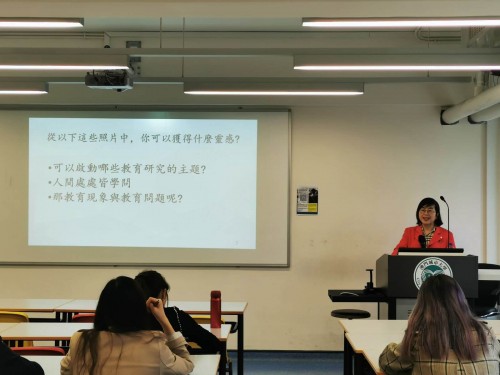 周祝瑛教授演講當日